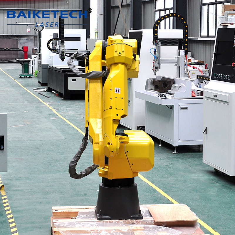 TH-RC1500A【FOB】FANUC 3D 6 Axis Robot Laser Cutting Machine for Metal Sheet Tube Cutting