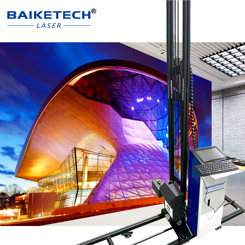 TH-UP200XL【FOB】Industrial Grade UV Wall Printer with Epson Print Heads CMYKW 5 Colors for High Definition Indoor and Outdoor Mural Printing