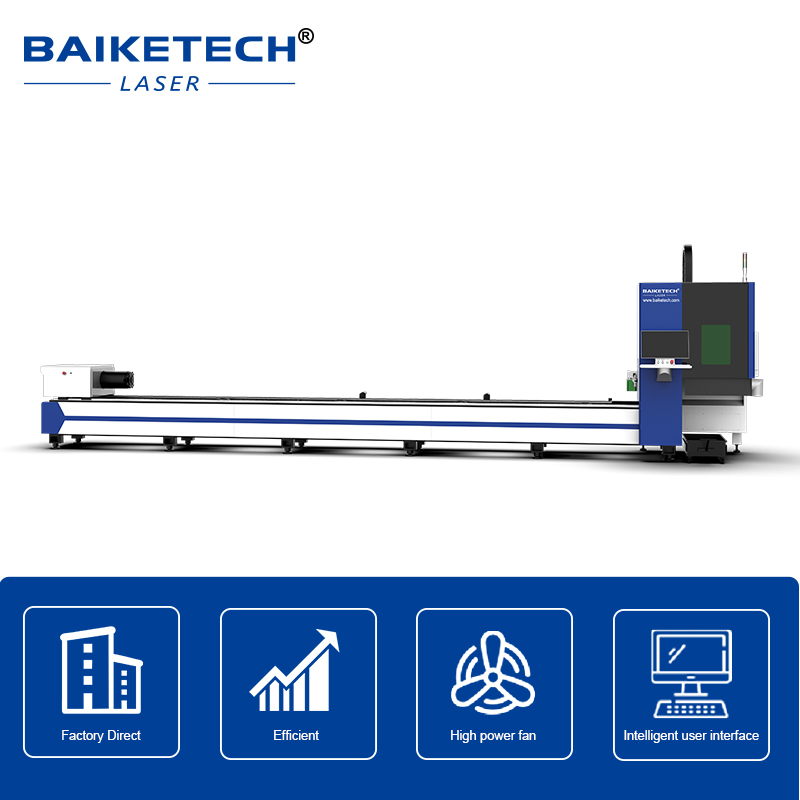 TH-T6016-1500W【FOB】1500W MAX Fiber Laser Pipe Cutting Machine for Round Square Angle Channel Steel Tube Efficient Metal Pipe Cutter