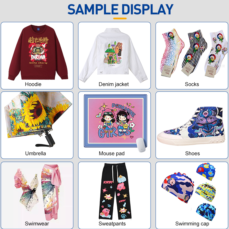 TH-XP600T【FOB】UV Multifunctional DTF Printer with Easy Operations for Cloth Leather Crystal Printing