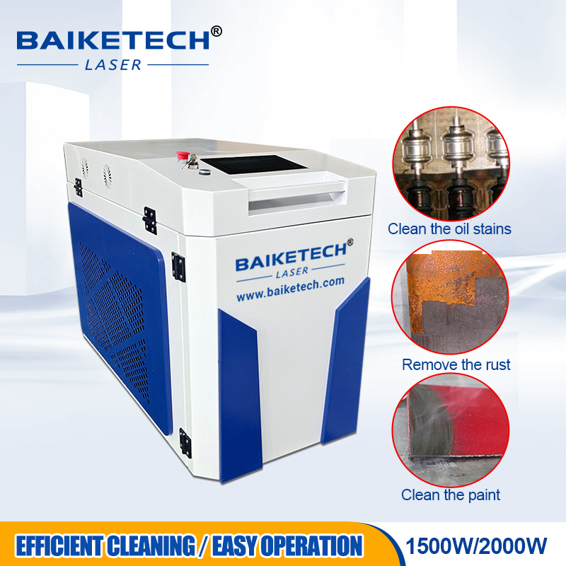 TH-FL1500MS【FOB】Water Cooling Continuous Wave Laser Cleaner Machine for Oxidant Removal