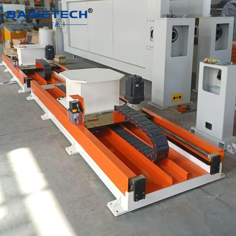TH-RC1500DS【FOB】Industrial 3D Robotic Fiber Laser Cutter with Ground Rail System for High Precision Cutting