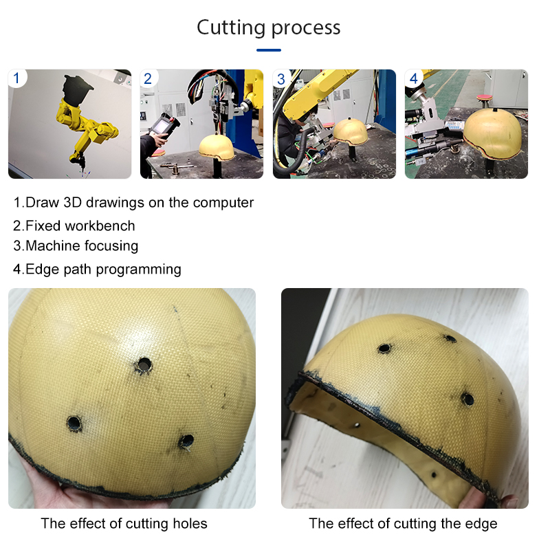 TH-RC1500TA【FOB】2025 New Design 3D Laser Cutting Machine with First-class Laser Cutting Head for Helmet Cutting