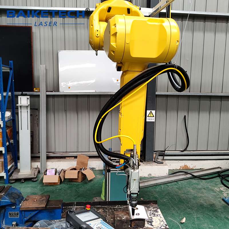 TH-RC1500TB【FOB】FANUC Robot Laser Cutting Machine with RAYCUS Laser Source for Special-shaped Metal Cutting