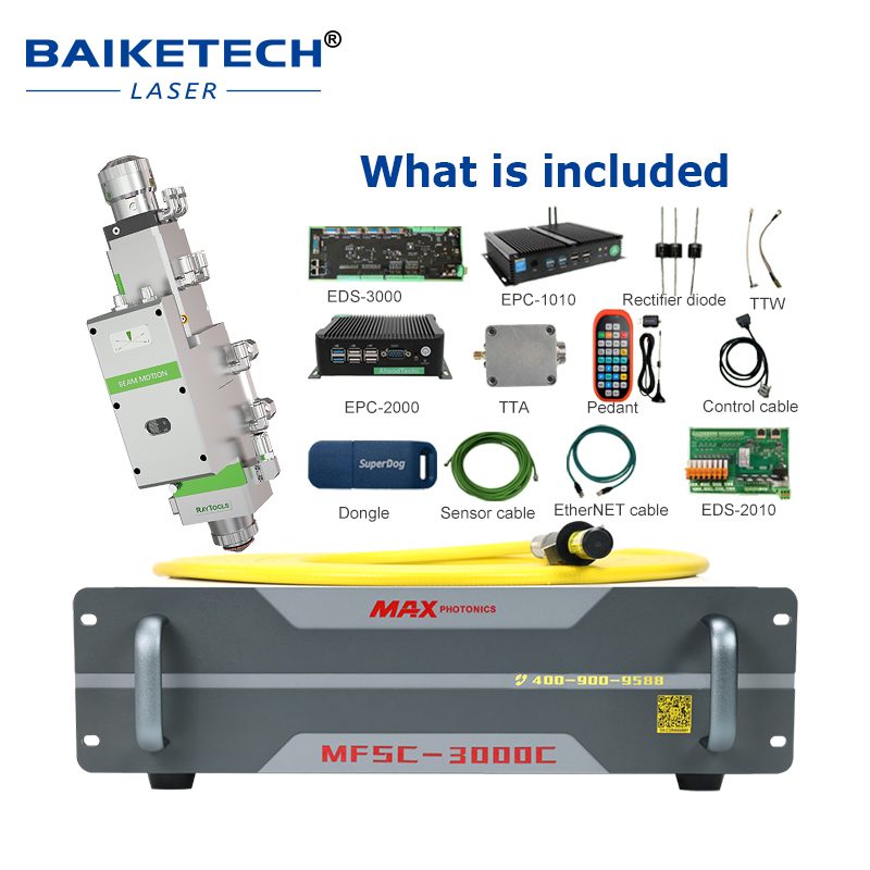 MFSC-3000【FOB】MAX 3-in-1 CW Fiber Laser for Laser Cutting Mold