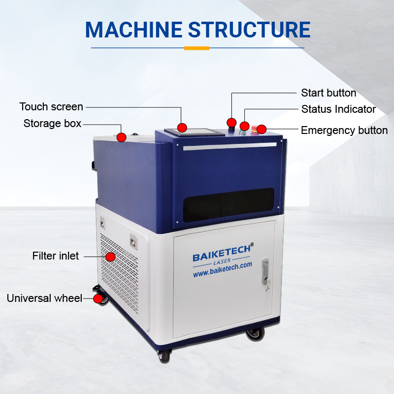 TH-FLC500M JPT【FOB】Multi Module MOPA Pulse Fiber Laser Cleaning Machine Cabinet Water Cooling