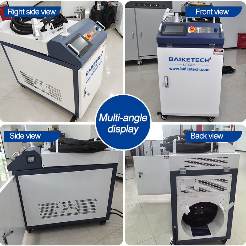 TH-HW1500E RAYCUS【FOB】Continuous Wave Laser Cleaning Machine Steel Derust Hanli Water Cooling