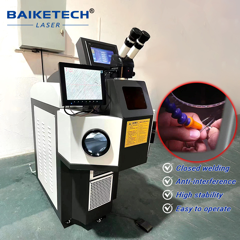 TH-YJW200C【FOB】YAG Vertical Jewelry Laser Welding Machine for Spot Welding