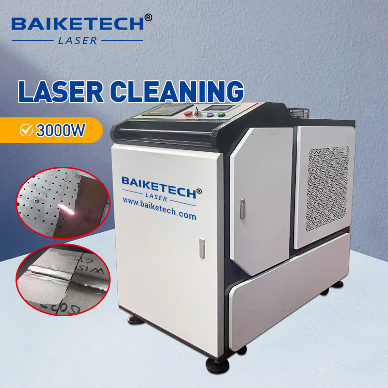 TH-FL3000S-CE【FOB】High Efficiency CW Laser Cleaning Machine for Metal Processing