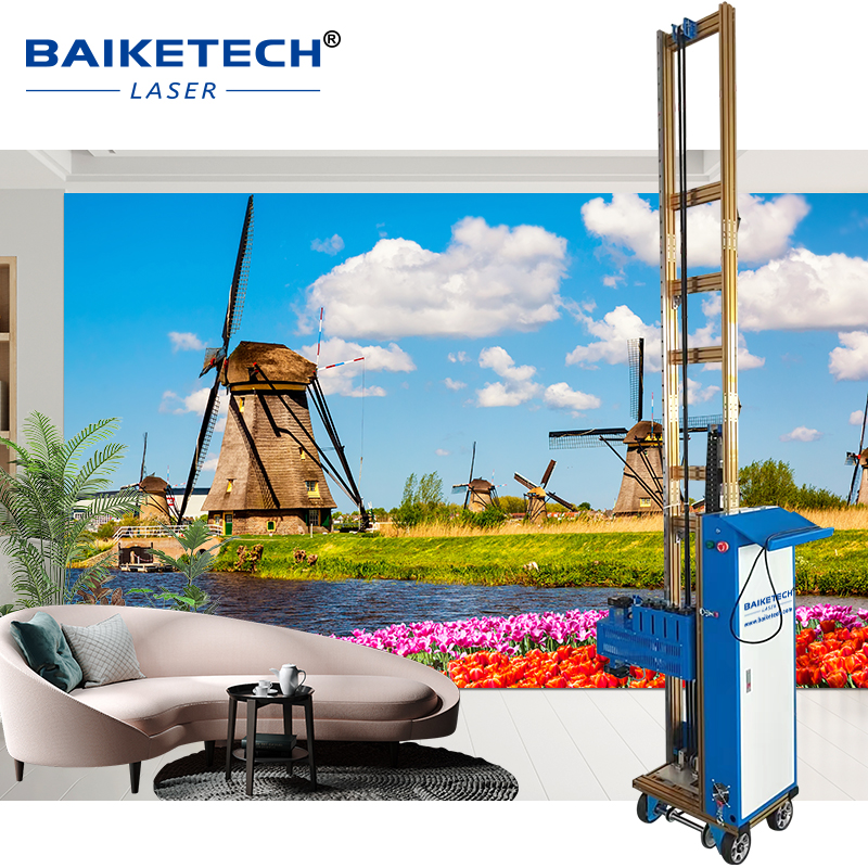 TH-UP1400TQ【FOB】3D Vertical Wall Inkjet Printer Direct to Wall Printing on Brick Glass Wood and Concrete
