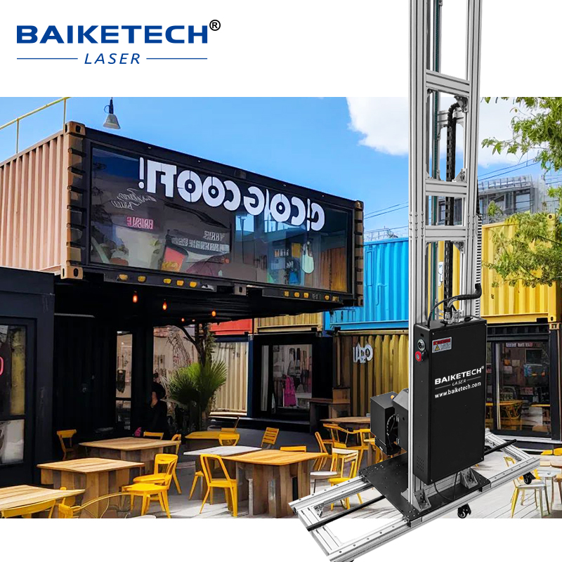 TH-UP200TX Plus【FOB】High-Spray UV Wall Printer for Shipping Containers, Handles Uneven Surfaces Up to 2.5cm