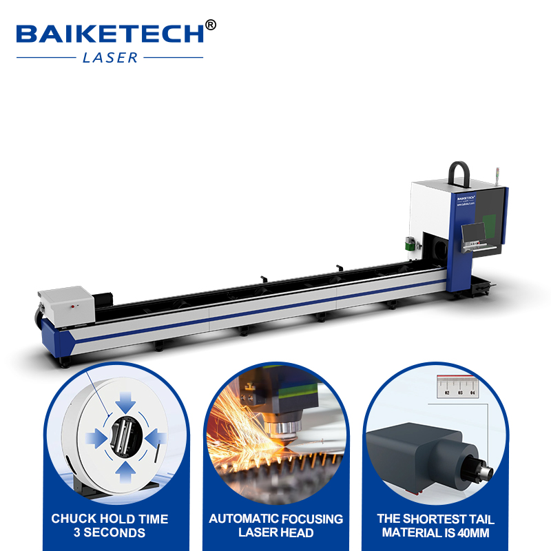 TH-T6016-1500W【FOB】1500W MAX Fiber Laser Pipe Cutting Machine for Round Square Angle Channel Steel Tube Efficient Metal Pipe Cutter