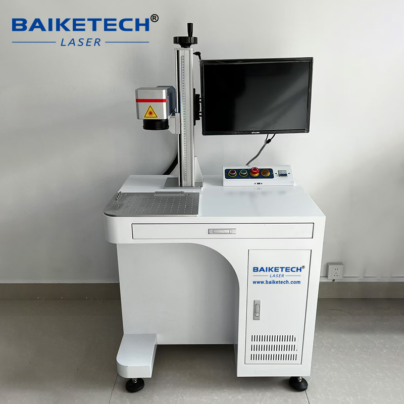TH-400Plus-Ⅱ【FOB】Electric Automatic Lifting Cabinet Fiber Laser Marking Machine Auto Focus Metal Engraving Equipment For Factory Assembly Line Batch Processing