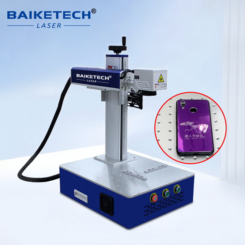 TH-450【FOB】Desktop Air Cooled Fiber Laser Marking Machine 20W 30W 50W Mini Metal Laser Engraver For Small Workshop Logo Marking