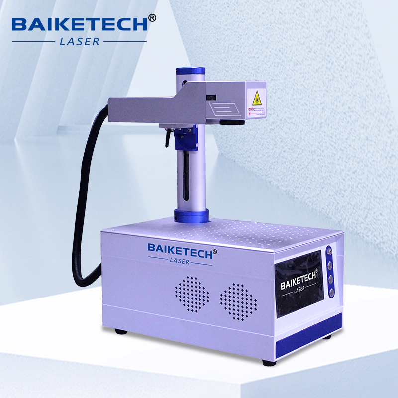 TH-450S【FOB】All-in-One Screen Fiber Laser Marking Machine 20W 30W Integrated Touch Screen Portable Laser Engraver for Metal Small Batch On-Site Marking