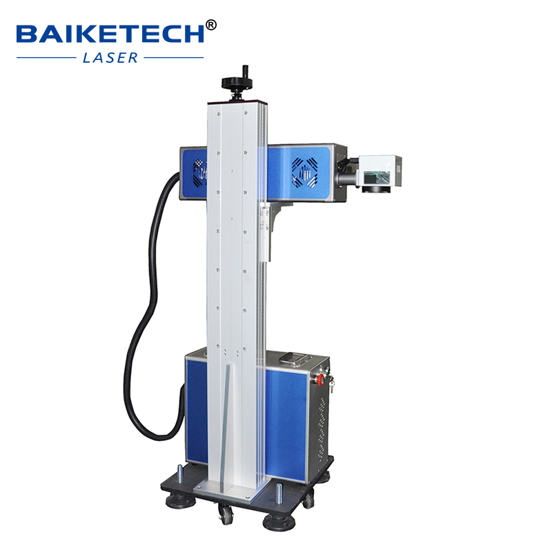 TH-700CM【FOB】Flying-type CO2 Laser Marking Machine Nonmetal Laser Engraver for Wood Leather Plastic Assembly Line Online Marking