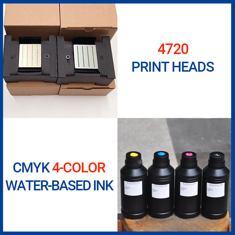 TH-UP900S【FOB】Rail Wall Printer with CMYKW UV Ink for wall printing