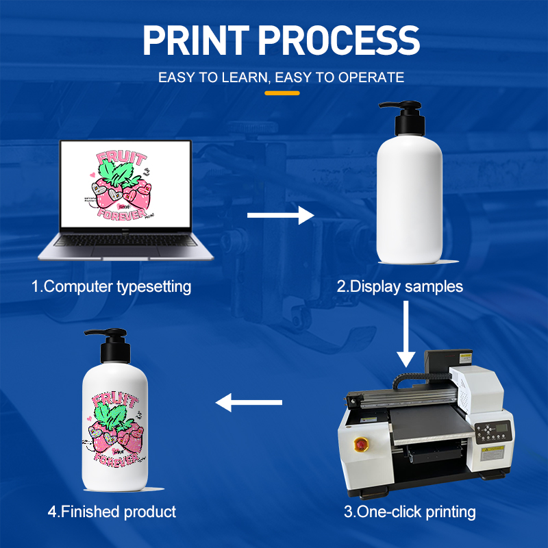 TH-XP600【FOB】UV Flatbed Multifunction DTF Printer with Easy Operations for Cloth Leather Crystal Printing