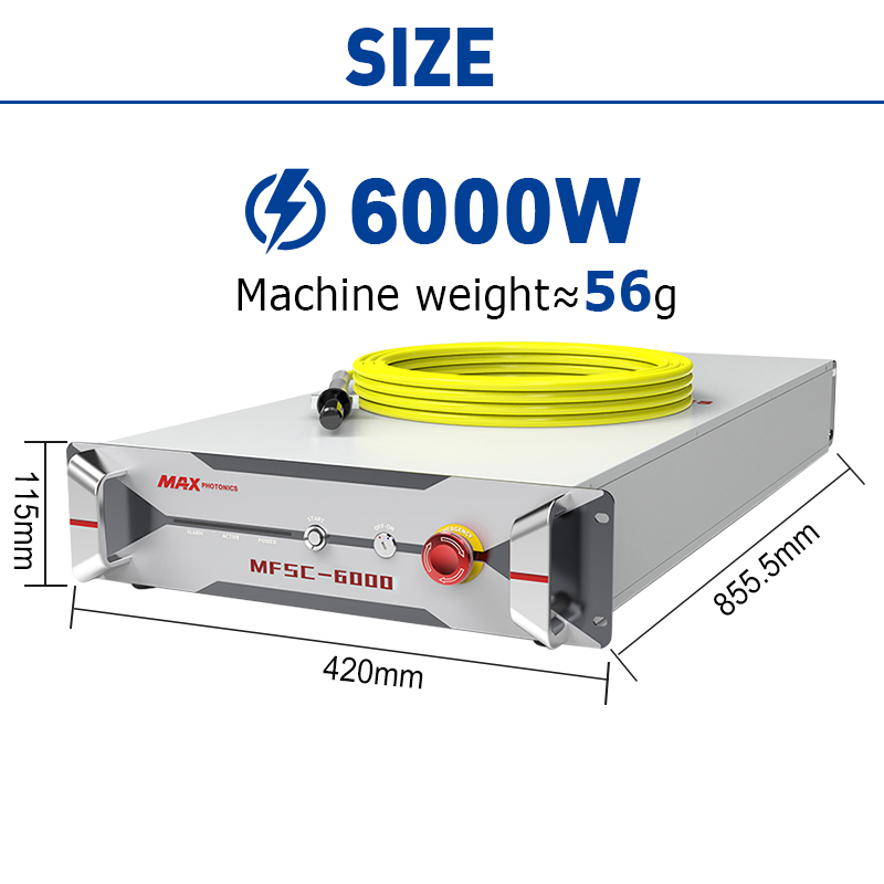 MFSC-6000C【FOB】MAX CW Fiber Lasers