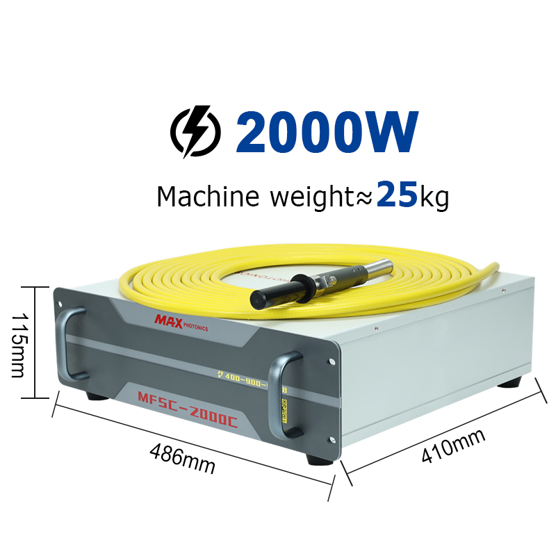 MFSC-2000C【FOB】MAX CW Fiber Lasers for Welding