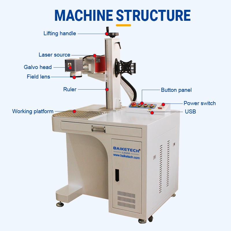 TH-UVM-3M【FOB】New Portable UV Laser Marking Machine 