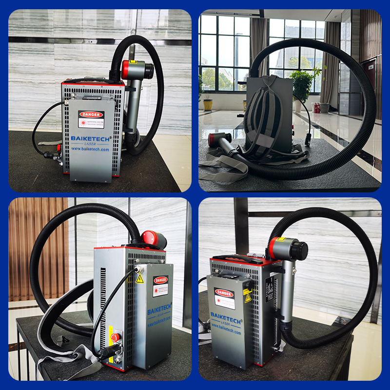 TH-FLC100SC MAX【FOB】MAX Air-Cooled Laser Cleaner Backpack Machine 