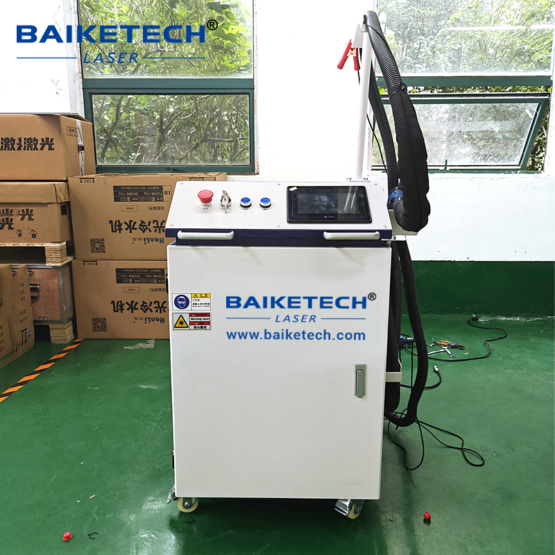 TH-FL1500TS【FOB】ContinuousFiberLaser Cleaning Machine for Metal Surface Removal Rust Dust Oil Paint Oxidant Cleaning