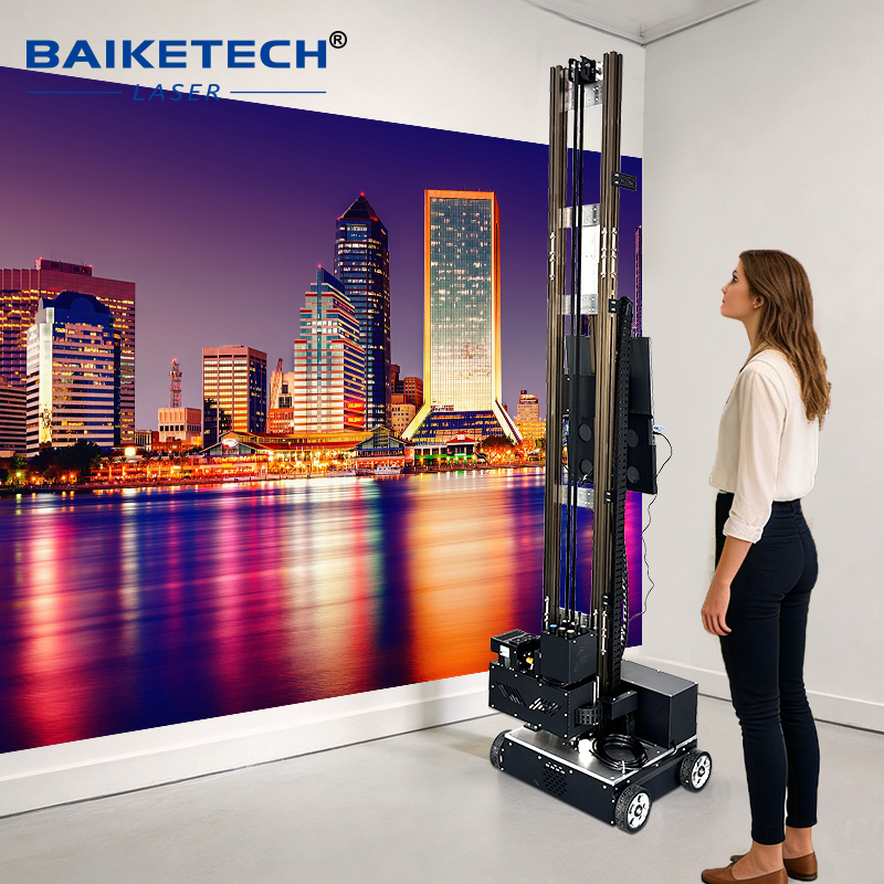 TH-UP1400PS【FOB】UV Vertical Inkjet Wall Printing Machine for Ceramic Wall White Wall Decor