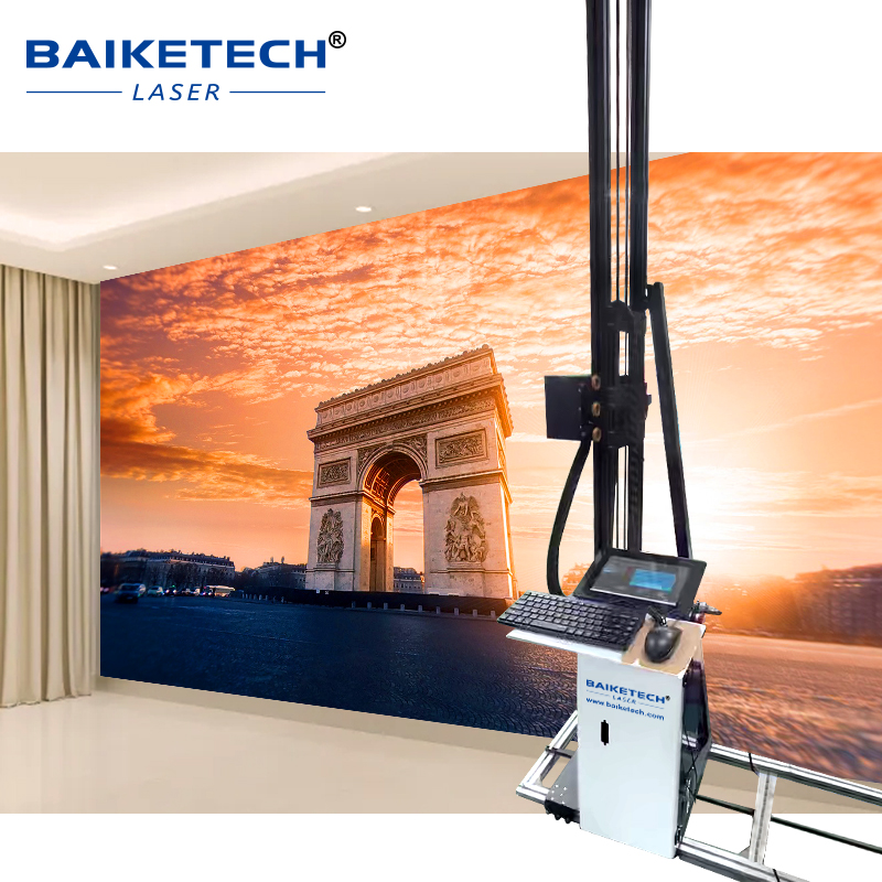 TH-UP1400XL Plus【FOB】Industrial 4M Height Wall Printer High Definition UV Inkjet for Large Murals Indoor and Outdoor Decoration