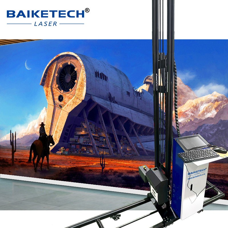 TH-UP1600XL【FOB】High Precision Vertical UV Wall Printer with Unlimited Width Extension and Partition Printing for Custom Wall Art and Large Format Ads