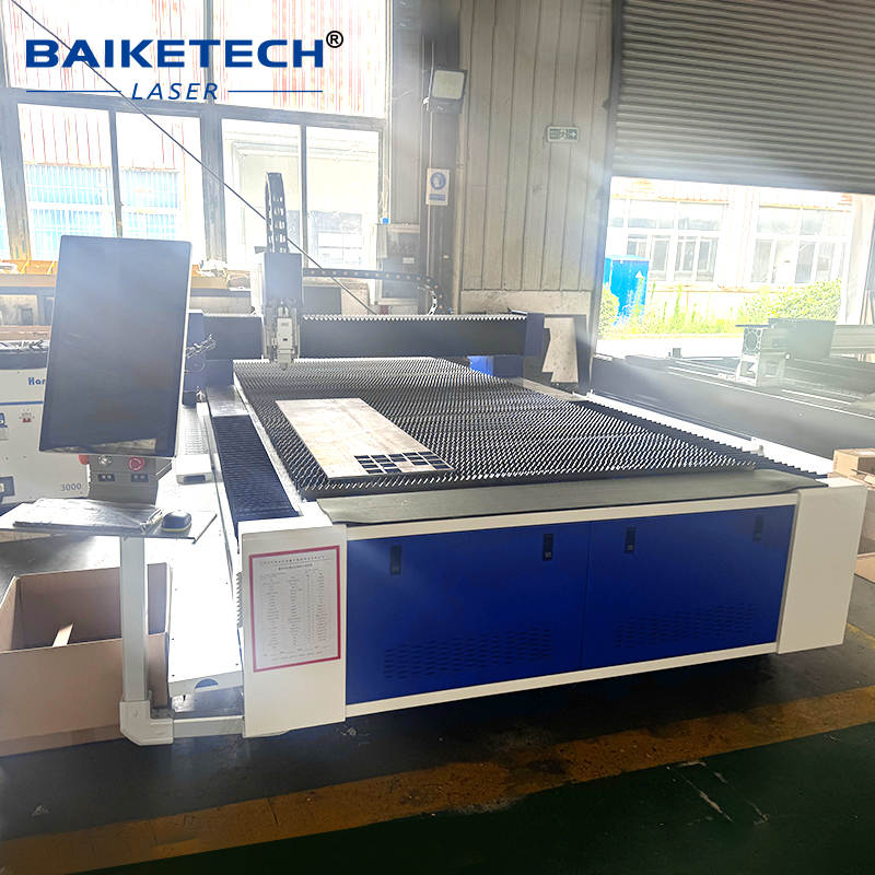 TH-T3015S 1500W【FOB】Single Platform Fiber Laser Cutting Machine for Metal Plate Cutting High Precision and High Efficiency