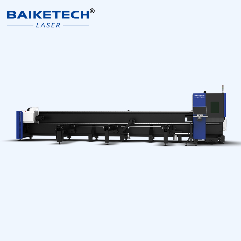 TH-K6012-1500W【FOB】1500W Fiber Laser Pipe Cutter Side Hung Three Chuck Zero Tail Tube Cutting Machine for Round Square Special Shaped Metal Pipe