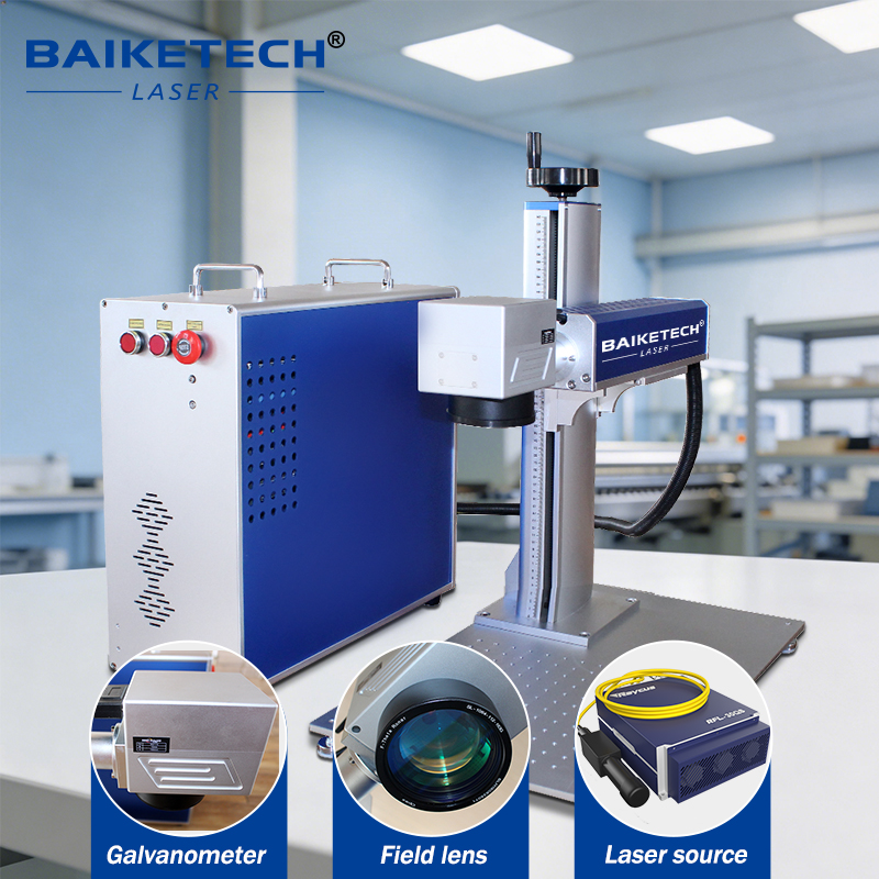 TH-400Pro 20W【FOB】Split Type Fiber Laser Marking Machine Long Distance Fiber Transmission Industrial Metal Engraving Equipment