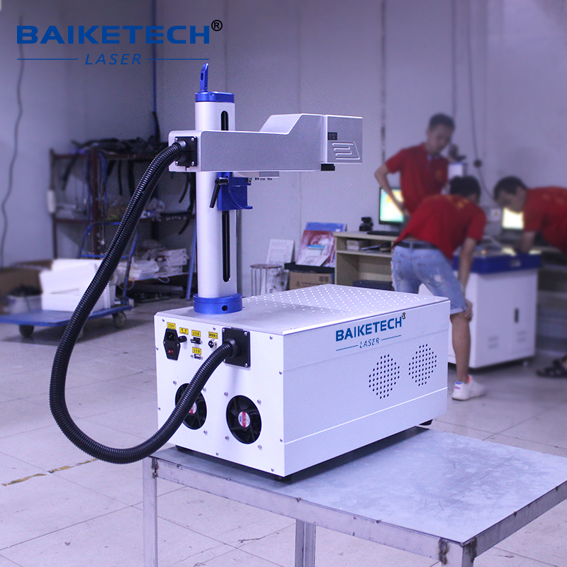TH-450S【FOB】All-in-One Screen Fiber Laser Marking Machine 20W 30W Integrated Touch Screen Portable Laser Engraver for Metal Small Batch On-Site Marking
