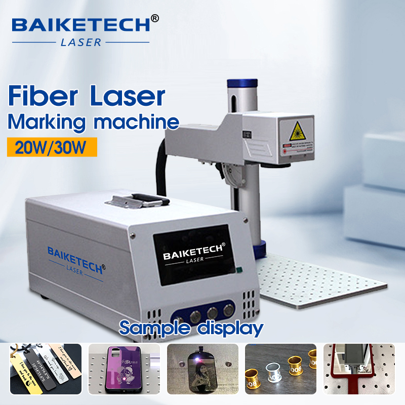 TH-450Pro【FOB】Split Type Fiber Laser Marking Machine Standalone Offline Operation Separate Main Unit Marking Head for Assembly Line Batch Metal Engraving