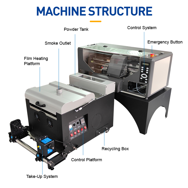 TH-XP600T【FOB】UV Multifunctional DTF Printer with Easy Operations for Cloth Leather Crystal Printing