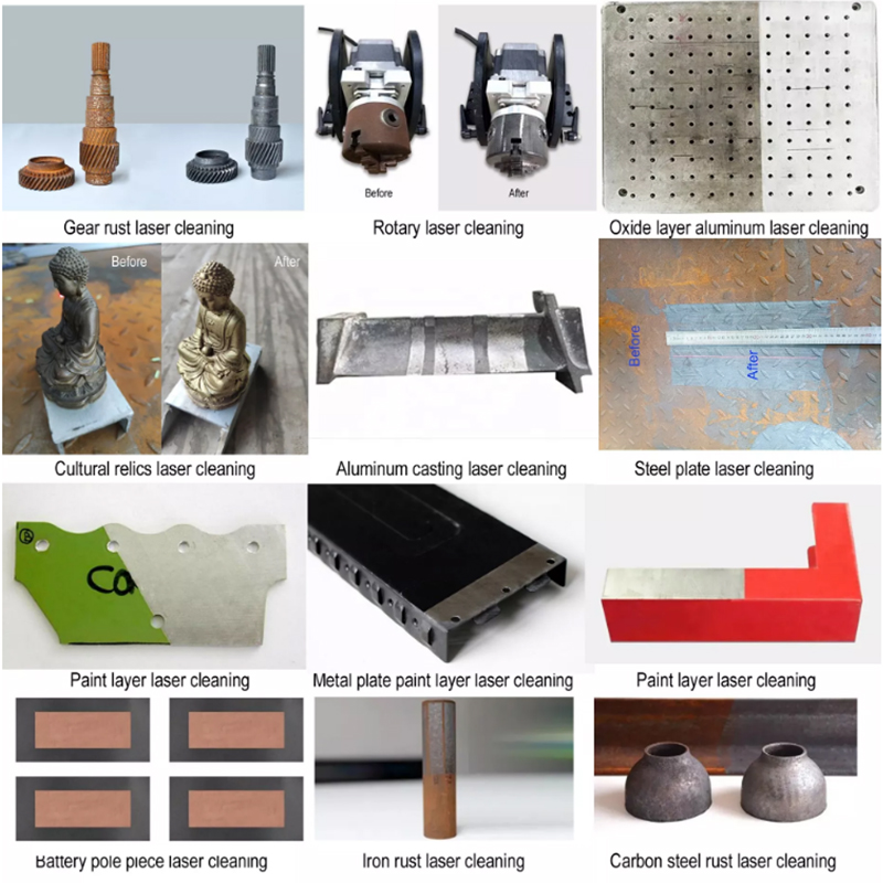 TH-HW1500E RAYCUS【FOB】Continuous Wave Laser Cleaning Machine Steel Derust Hanli Water Cooling