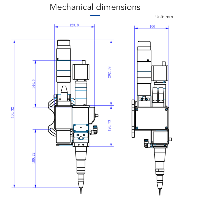 SW2000【FOB】Lightweight Fiber Laser Welding Head
