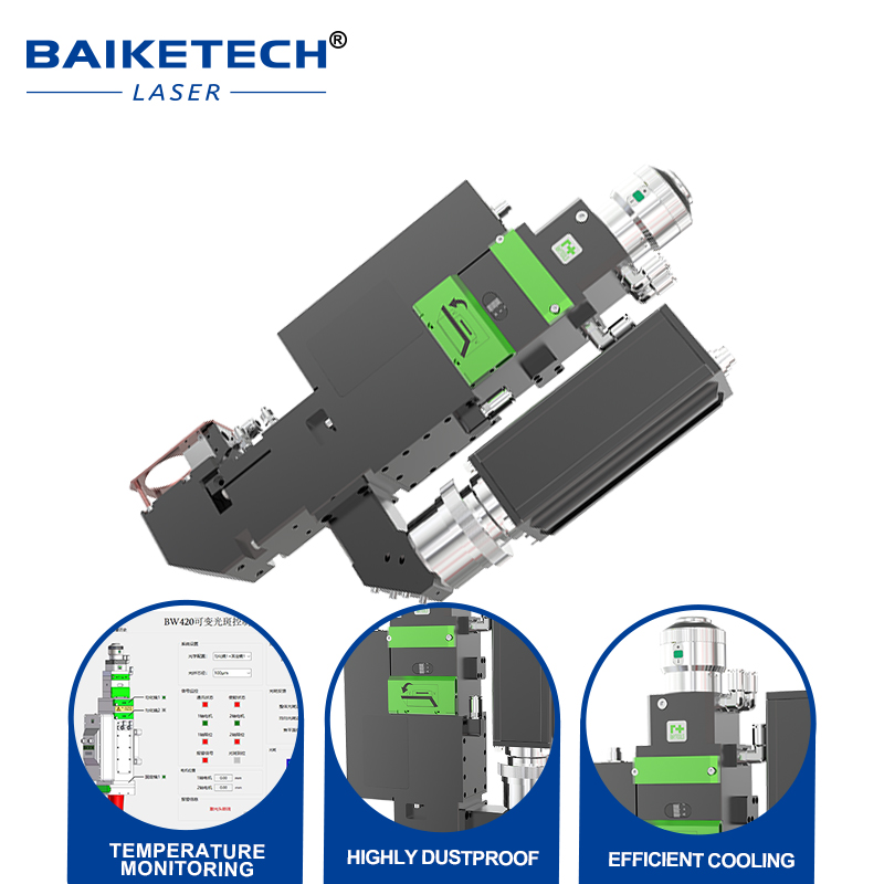 BW420【FOB】LASER EDGE SEALING HEAD Continuously Adjustable Rectangular Spot Edge Sealing Head