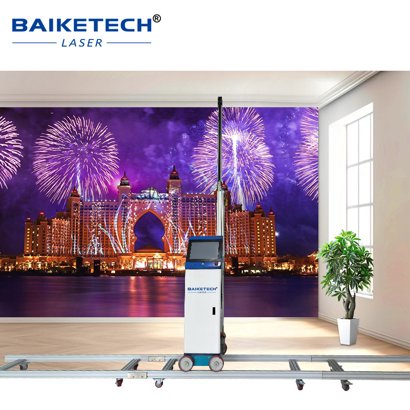 TH-UV64S【FOB】3D Art Wall Background Ink Vertical UV Drawing Printer Painting Machines for Glass Mural Wood Paper