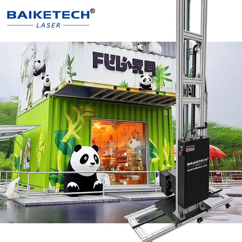 TH-UP200TX Plus【FOB】High-Spray UV Wall Printer for Shipping Containers, Handles Uneven Surfaces Up to 2.5cm