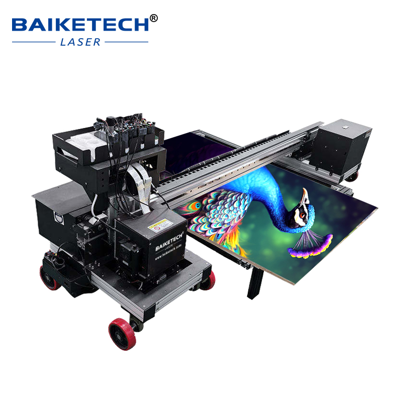 TH-D1400WX【FOB】Large Format Ground UV Printing Machine Piezoelectric Printhead LED UV Instant Dry Floor Wall Printer For Hard Material Mural Printing