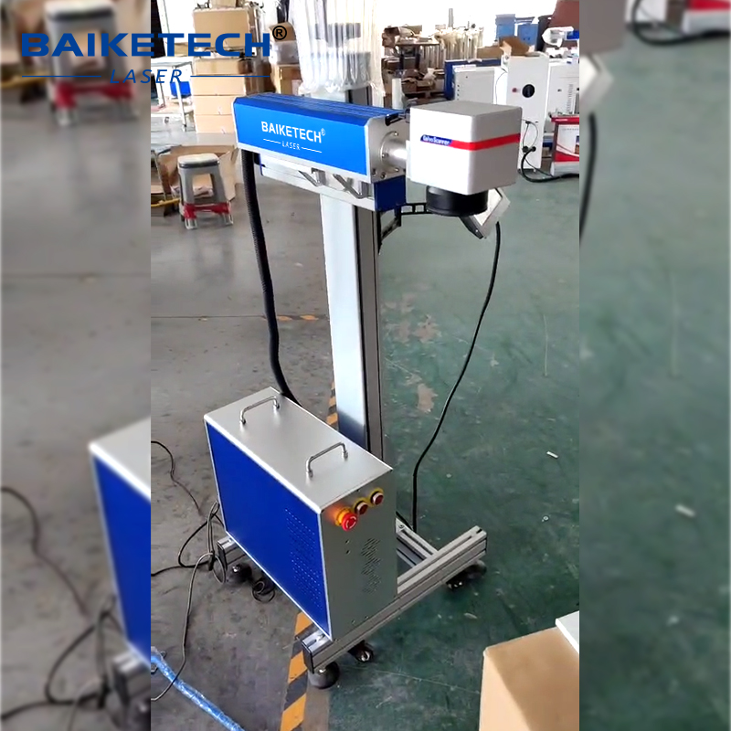TH-600【FOB】Online Flying Fiber Laser Marking Machine Dynamic Synchronous Conveyor Laser Engraving Equipment For Automated Assembly Line Mass Production