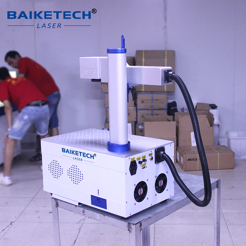 TH-450S【FOB】All-in-One Screen Fiber Laser Marking Machine 20W 30W Integrated Touch Screen Portable Laser Engraver for Metal Small Batch On-Site Marking