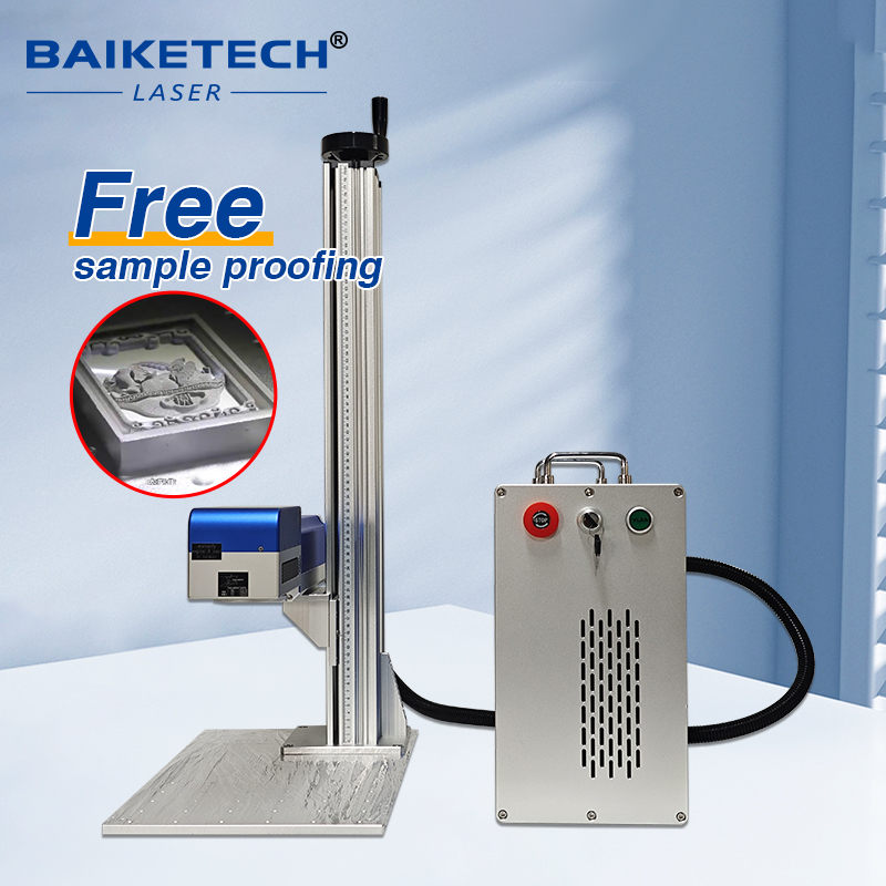 FM-400MAX【FOB】3D Dynamic Focus Fiber Laser Marking Machine Air Cooled Metal Deep Engraving Equipment for Curved Inclined Cylindrical Surface Permanent Laser Etching