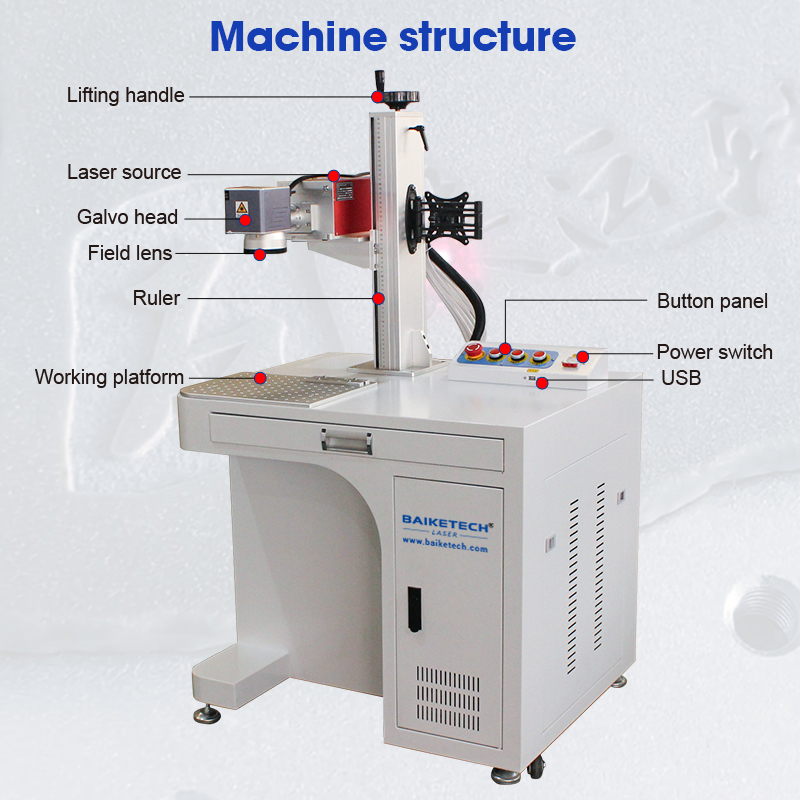 UVM-3M 2.5D【FOB】2.5D 355nm UV Laser Marking Machine Cold Laser Engraver 3D Relief Embossing Engraving for PCB Plastic Glass Silicone