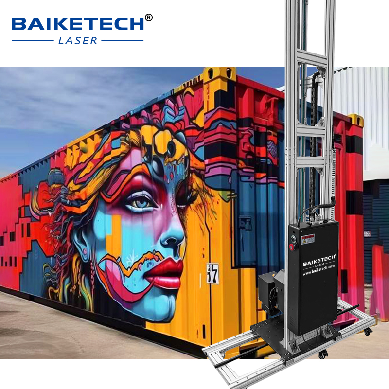 TH-UP1600TX Plus【FOB】Vertical UV Printing Machine for Custom Shipping Container Murals, Works on Uneven Walls