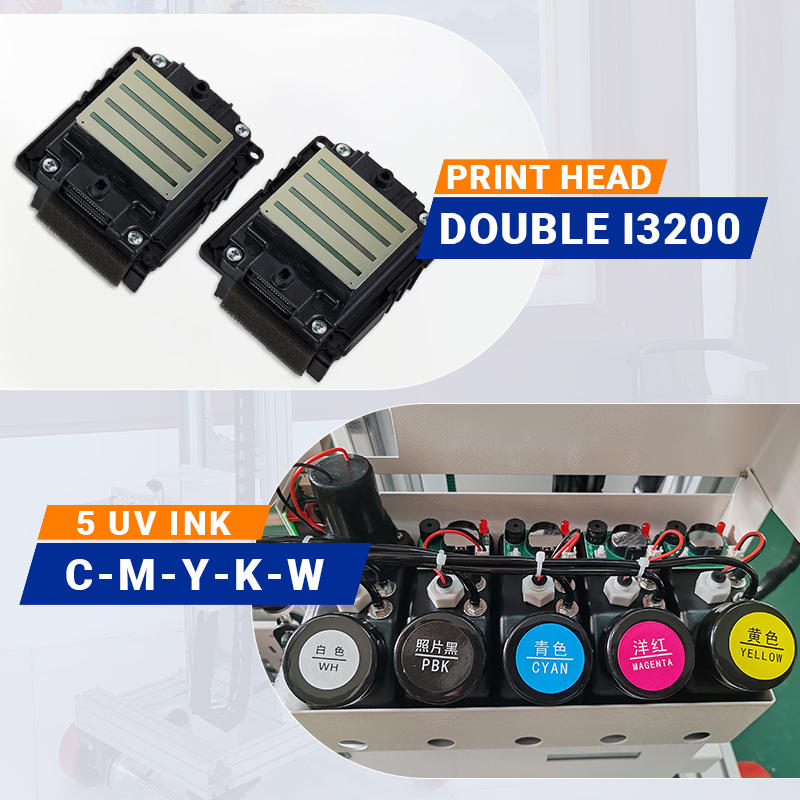 TH-GP3200XP【FOB】2 in 1 3D UV Wall and Floor Inkjet Printing Machine