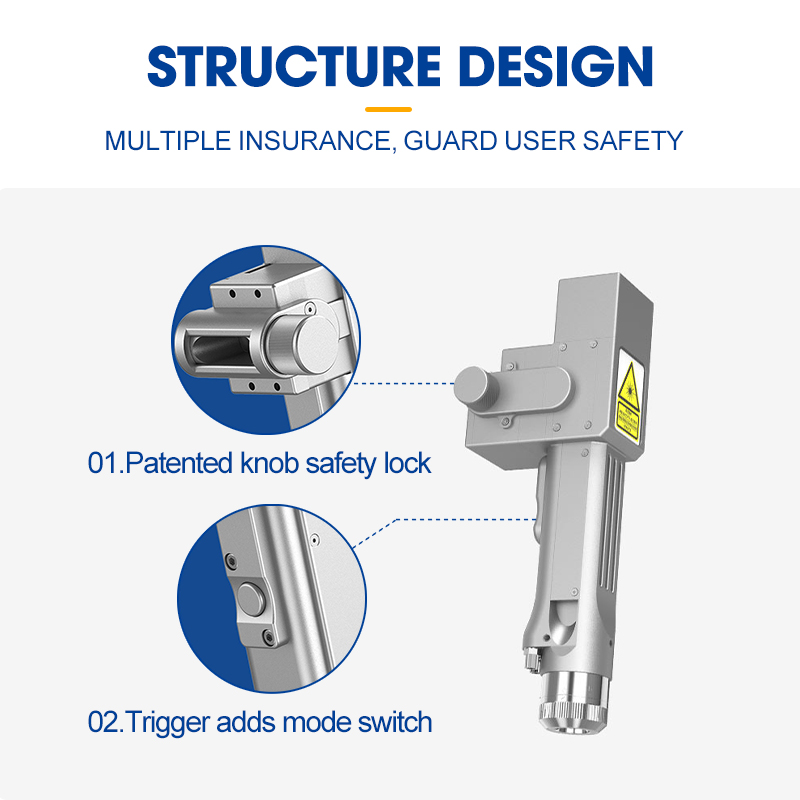 SUP22C【FOB】Handheld Laser Cleaning Head for Laser Cleaner Machine