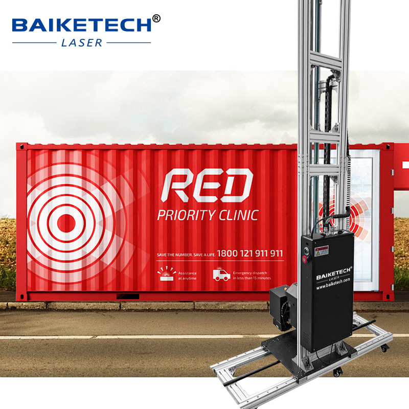 TH-UP200TX Plus【FOB】High-Spray UV Wall Printer for Shipping Containers, Handles Uneven Surfaces Up to 2.5cm